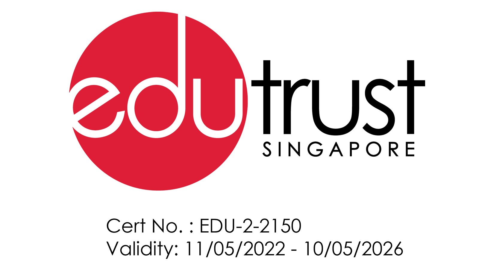 EduTrust logo for private schools in singapore, best private schools singapore, only school from primary to high school